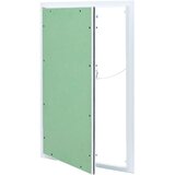 vidaXL Pristupni panel Zelena, Srebrna Aluminij, Gips 750 x 550 x 12.5 mm | shoptok.hr