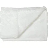 dekica celoletna mermaid flis, bela, 70x90 cm