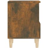  Noćni ormarić boja dimljenog hrasta 40x35x50 cm | shoptok.hr