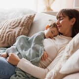 BabyOno Pletena bambus dekica s volanom 75x100 cm, mint | shoptok.hr