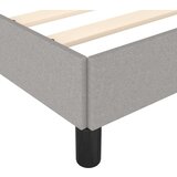  Za krevet svjetlosivi 100 x 200 cm od tkanine | shoptok.hr