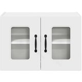 vidaXL Stenska kuhinjska omarica s polico 2 pcs Bela 60 x 31 x 40 cm | Shoptok.si