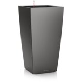 LECHUZA Cvetlični lonec Cubico Premium 30 - Antracit kovinski Cene