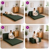 SOFA na razvlačenje 80 x 67 x 45 cm Tamnozelena | Eponuda.com