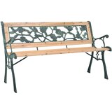 The Living Store Vrtna klop 122 cm lesena - Vrtna Klop, (21467475) Cene