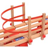 vidaXL Sklopive sanjke s naslonom 119 cm drvene | shoptok.hr
