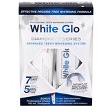 White Glo diamond series advanced teeth whitening system darilni set 7-dnevni tretma za beljenje zob 50 ml + zobna pasta professional choice 100 ml Cene