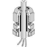 HENSEL pritrdilna vtičnica IP65 M 16x1,5 AKM 16, (20857974) | Shoptok.si