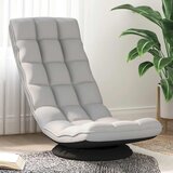 vidaXL Vrtljiv talni stol oblačno siva 70x51x79 cm blago | Shoptok.si