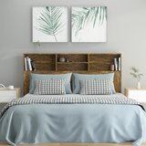 Uzglavlje s ormarićem boja dimljenog hrasta 160 x 19 x 103,5 cm | shoptok.hr