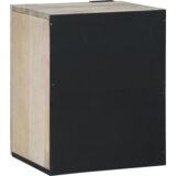 vidaXL Ormarić za umivaonik s policom s pohranom s vratima Smeđa 38 x 33.5 x 48 cm | shoptok.hr