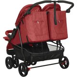  Dječja kolica za blizance crvena čelična | shoptok.hr