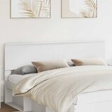 vidaXL Vzglavje z vzglavjem Bela 180 cm Konstruiran les | Shoptok.si
