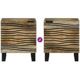  Noćni ormar Prirodna 40 x 33 x 46 cm Konstruirano drvo | shoptok.hr