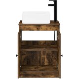  Set namještaja za kupaonicu Dimljeni hrast Konstruirano drvo | shoptok.hr
