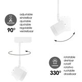  LED prigušiva spot svetiljka MANU 1xGU10/5,8W/230V bela | Eponuda.com