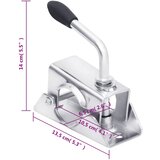 Potporni kotač 48 mm s 2 potporne cijevi i 3 stezaljke | shoptok.hr