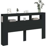  Uzglavlje crno 180x18 5x103 5 cm konstruirano drvo | shoptok.hr