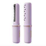 INF Prenosna brezžična krtača za ravnanje las z LCD zaslonom, USB Purple, (5000264871) | Shoptok.si