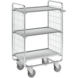 HelgeNyberg Nivojski voziček SERIJE 100, 3 nivoji, DxŠxV 800 x 460 x 1120 mm | Shoptok.si