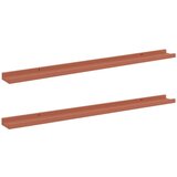  Polica na zidu 2 pcs Crvena 100 x 9 x 3 cm Konstruirano drvo | shoptok.hr
