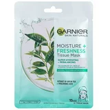 Garnier Skin Naturals Moisture + Freshness vlažilna in osvežilna maska ​​za obraz 1 ks za ženske
