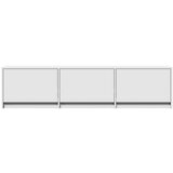 TV omarica z LED Bela 165 x 34 x 40 cm Konstruiran les, (5000137191) | Shoptok.si
