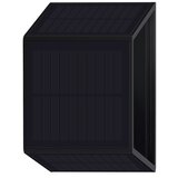  LED solarna zidna svetiljka WINGS LED/2W/1200 mAh 3,7V 3000K IP54 crna | Eponuda.com