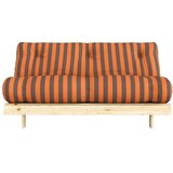 Karup Oranžna/rjava raztegljiva sedežna garnitura 160 cm Roots – | Shoptok.si