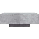  Stolić za kavu s LED svjetlima sivi boja betona 85x55x31 cm | shoptok.hr