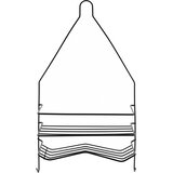 Mondex kopalniška polica kovina Carl Black 25x9x45,5 cm črna 1 kos, (5000343151) | Shoptok.si