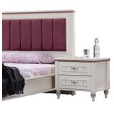 Hanah home Noćni ormarić bijeli Slike