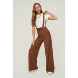 Trendyol Brown Strap Jumpsuit Cene