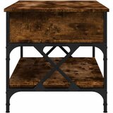  Stolić za kavu boja hrasta 100 x 50 x 50 cm od drva i metala | Eponuda.ba