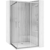 Rea Tuš kabina City 80x100 Nickel Brush | shoptok.hr