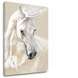  Slike na platnu veličanstveni beli pastuv (moderne slike na) | ePonuda.com