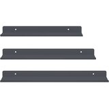  Ležeča polica 3 pcs Antracit 40 x 9 x 2,5 cm Jeklo, (5000201240) | Shoptok.si
