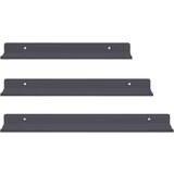  Polica na zidu s policom Zidne 3 pcs Antracit 40 x 9 x 2 5 cm - Antracit 30/35/40 x 9 cm 1 | shoptok.hr