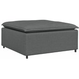  Modularna sofa s podnožjem i jastucima, tkanina, tamno siva | Shoptok.si