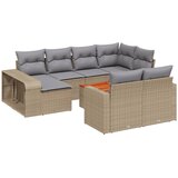  11-dijelni set vrtnih sofa od poliratana s jastucima bež | shoptok.hr