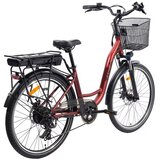 E-VOLUTION TISA Električni bicikl Travel City, 250 W, Crveni Cene