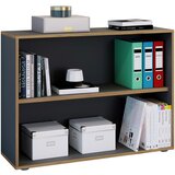 MID.YOU Pisarniški Regal Salia B100, Antracit, Barva Hrasta | Shoptok.si