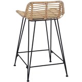 Barska stolica 2 pcs Prirodna 44 x 45 x 76 cm Ratan i Čelik | shoptok.hr