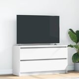 vidaXL TV omarica bela 100x35x54 cm inženirski les | Shoptok.si
