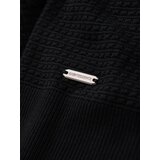 Ombre Men's knitted unbuttoned polo shirt - black | shoptok.hr