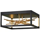 QN-STYX-LED-F-BG - LED plafonsko svetlo STYX LED/8W/230V crna/zlatna