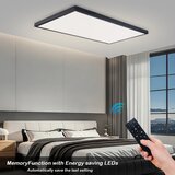  Brilagi-LED prigušiva kupatilska lampa FRAME SMART LED/96W/230V IP44 crna+daljinski upravljač | Eponuda.com