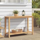  Konzolna stolica Smeđa 110 x 40 x 75 cm Čvrsto teak drvo | shoptok.hr