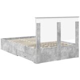  Konstrukcija postelje z vzglavjem Betonsko siva 120 x 190 cm, (5000103588) | Shoptok.si