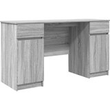 vidaXL Radni stol Siva Sonoma 140x49x76 cm Konstruirano drvo Cijene
